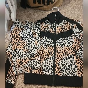 Buddy Love Women's Leopard Print Jacket And Leggings (2 Pieces)